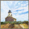 Block Island North Lighthouse Canvas Print | Coastal Decor | Wall Art