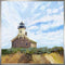 Block Island North Lighthouse Canvas Print | Coastal Decor | Wall Art