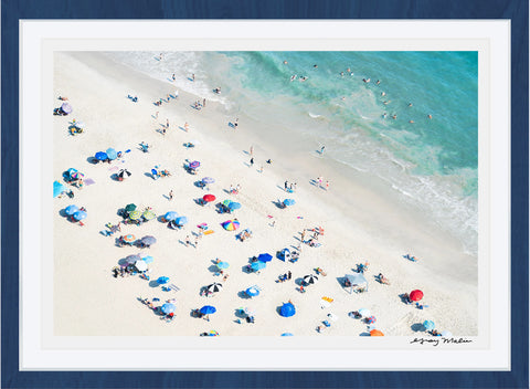 Cape May Beachgoers, New Jersey Photographic Print | Coastal Decor | Wall Art