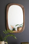 Carved Wooden Framed Mirror | Coastal Decor | Mirrors