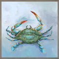 Coastal Locals - Blue Crab Canvas Print | Coastal Decor | Wall Art