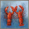 Coastal Locals - Lobster Pair Canvas Print | Coastal Decor | Wall Art