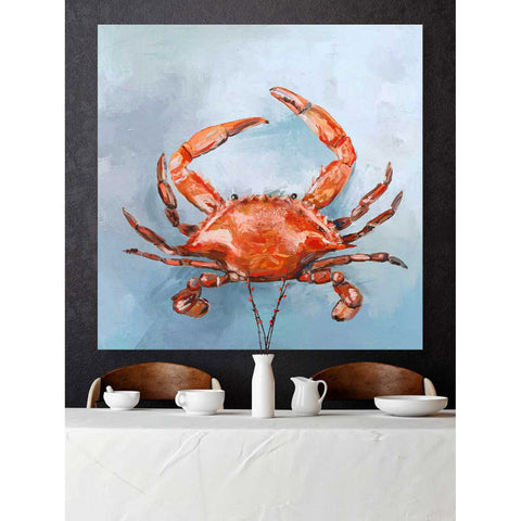 Coastal Locals - Red Crab Canvas Print | Coastal Decor | Wall Art