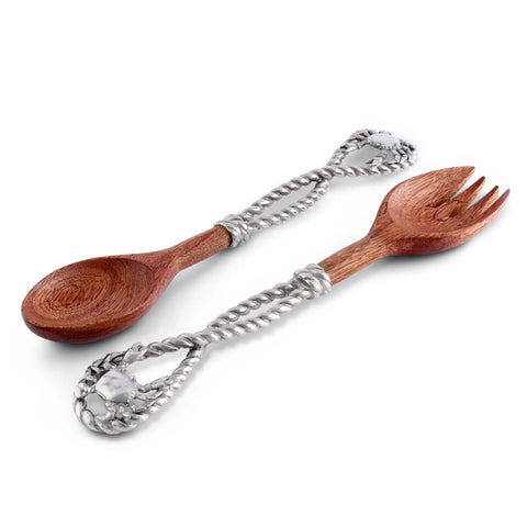 Crab & Rope Salad Server | Coastal Decor | Home Accessories