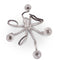 Four Taper Pewter Octopus Candelabrum | Coastal Decor | Candleholders