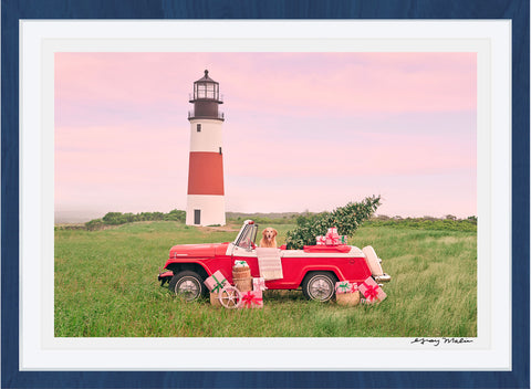 Nantucket Holiday Photographic Print | Coastal Decor | Wall Art