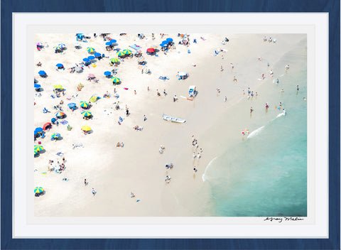 Ocean City Beach Sunbathers, New Jersey Photographic Print | Coastal Decor | Wall Art