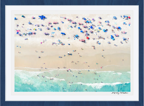 Ocean City Beach Umbrellas, New Jersey Photographic Print | Coastal Decor | Wall Art