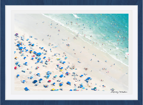 Ocean City Beachgoers, New Jersey Photographic Print | Coastal Decor | Wall Art
