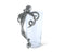 Pewter Octopus Handle Glass Pitcher | Coastal Decor | Pitchers
