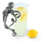 Pewter Octopus Handle Glass Pitcher | Coastal Decor | Pitchers