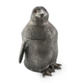 Pewter Penguin Ice Bucket | Coastal Decor | Decorative Bowls