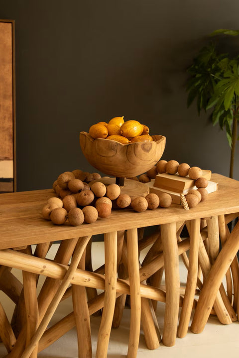 Repurposed Teakwood Branches Rectangle Coffee Table | Island Decor | Furniture