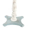 Sea Isle Two Tone Rustic Wood and Rope Apron Accent Table | Coastal Decor | Furniture