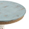 Sea Isle Two Tone Rustic Wood and Rope Apron Accent Table | Coastal Decor | Furniture