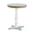 Sea Isle Two Tone Rustic Wood and Rope Apron Accent Table | Coastal Decor | Furniture