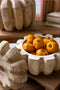 Set of 2 Carved Wood Pumpkins with Removeable Lids | Seasonal | Halloween