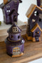 Set of 4 Ceramic Halloween Village | Seasonal | Halloween