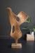 Smooth Carved Teak Wood Sculpture on a Base | Island Decor | Home Accessories