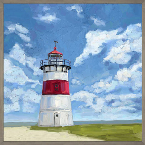 Stratford Point Lighthouse Canvas Print | Coastal Decor | Wall Art