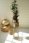 Three-Tiered Seagrass Plant Stand | Coastal Decor | Baskets