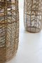 Woven Seagrass Barrel Planters Set of 2 | Island Decor |