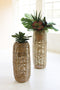 Woven Seagrass Barrel Planters Set of 2 | Island Decor |