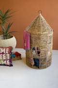 Woven Seagrass House Basket with Lid | Island Decor | Baskets