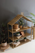 Woven Seagrass House with Shelves | Island Decor | Home Accessories
