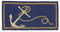 Anchor Hooked Rug | Nautical Decor | Rugs