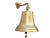 Antique Brass Hanging Ship's Bell | Nautical Decor | Home Accessories