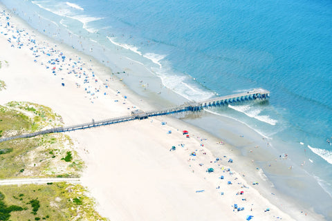 Avalon Beach Pier, New Jersey Photographic Print | Coastal Decor | Wall Art