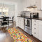 Blooms Floor Cloth | Coastal Decor | Rugs