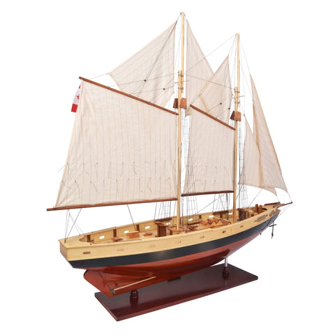 Bluenose II Painted Model Fishing Boat | Nautical Decor | Home Accessories