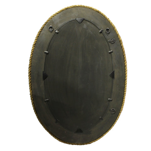 Bridgeport Rope Mirror Oval | Nautical Decor | Mirrors