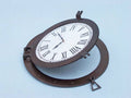 Bronzed Deluxe Class Porthole Clock | Nautical Decor | Home Accessories