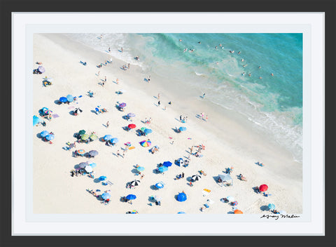 Cape May Beachgoers, New Jersey Photographic Print | Coastal Decor | Wall Art