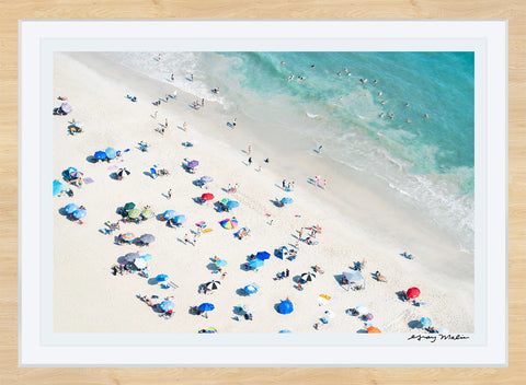 Cape May Beachgoers, New Jersey Photographic Print | Coastal Decor | Wall Art