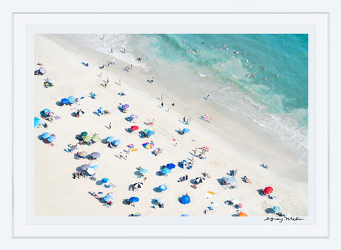 Cape May Beachgoers, New Jersey Photographic Print | Coastal Decor | Wall Art