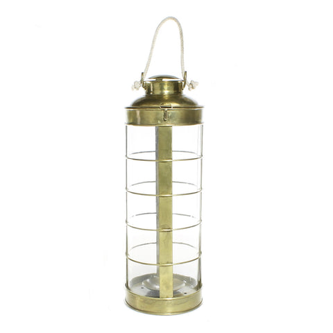 Caravan Brass Lantern Large Antique Brass | Nautical Decor | Home Accessories