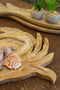 Carved Wooden Crab Platter | Coastal Decor | Decorative Trays