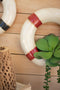 Ceramic Life Ring Wall Planters Set of 2 | Nautical Decor | Wall Art