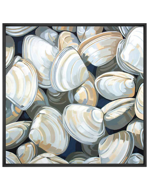 Clamouflage Canvas Print | Coastal Decor | Wall Art