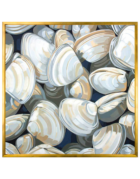 Clamouflage Canvas Print | Coastal Decor | Wall Art