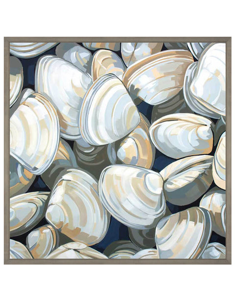Clamouflage Canvas Print | Coastal Decor | Wall Art