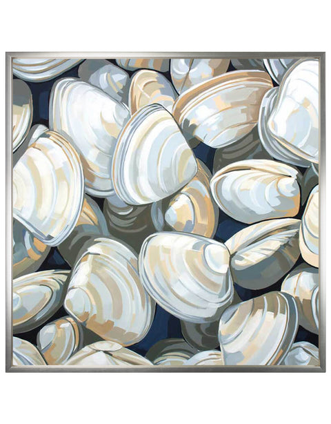 Clamouflage Canvas Print | Coastal Decor | Wall Art