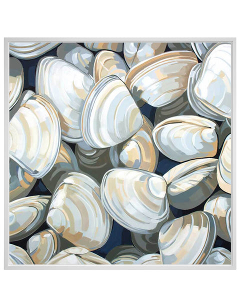 Clamouflage Canvas Print | Coastal Decor | Wall Art