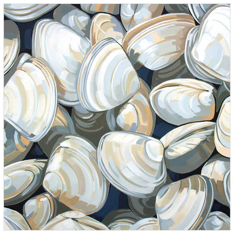 Clamouflage Canvas Print | Coastal Decor | Wall Art