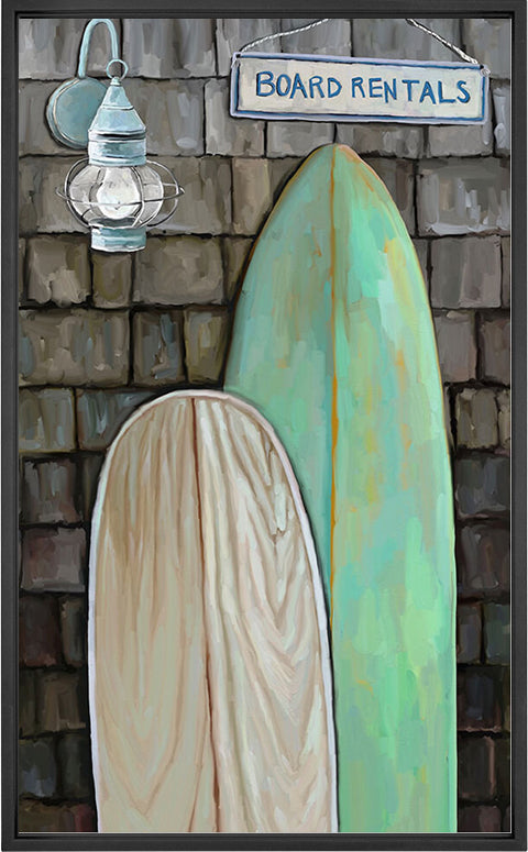 Coastal Boards Canvas Print | Coastal Decor | Wall Art