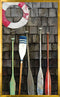 Coastal Oars Canvas Print | Coastal Decor | Wall Art